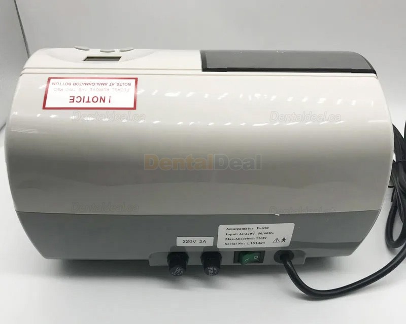 TPC D650 Digital Dental Lab Amalgamator Amalgam Mixer with Timer